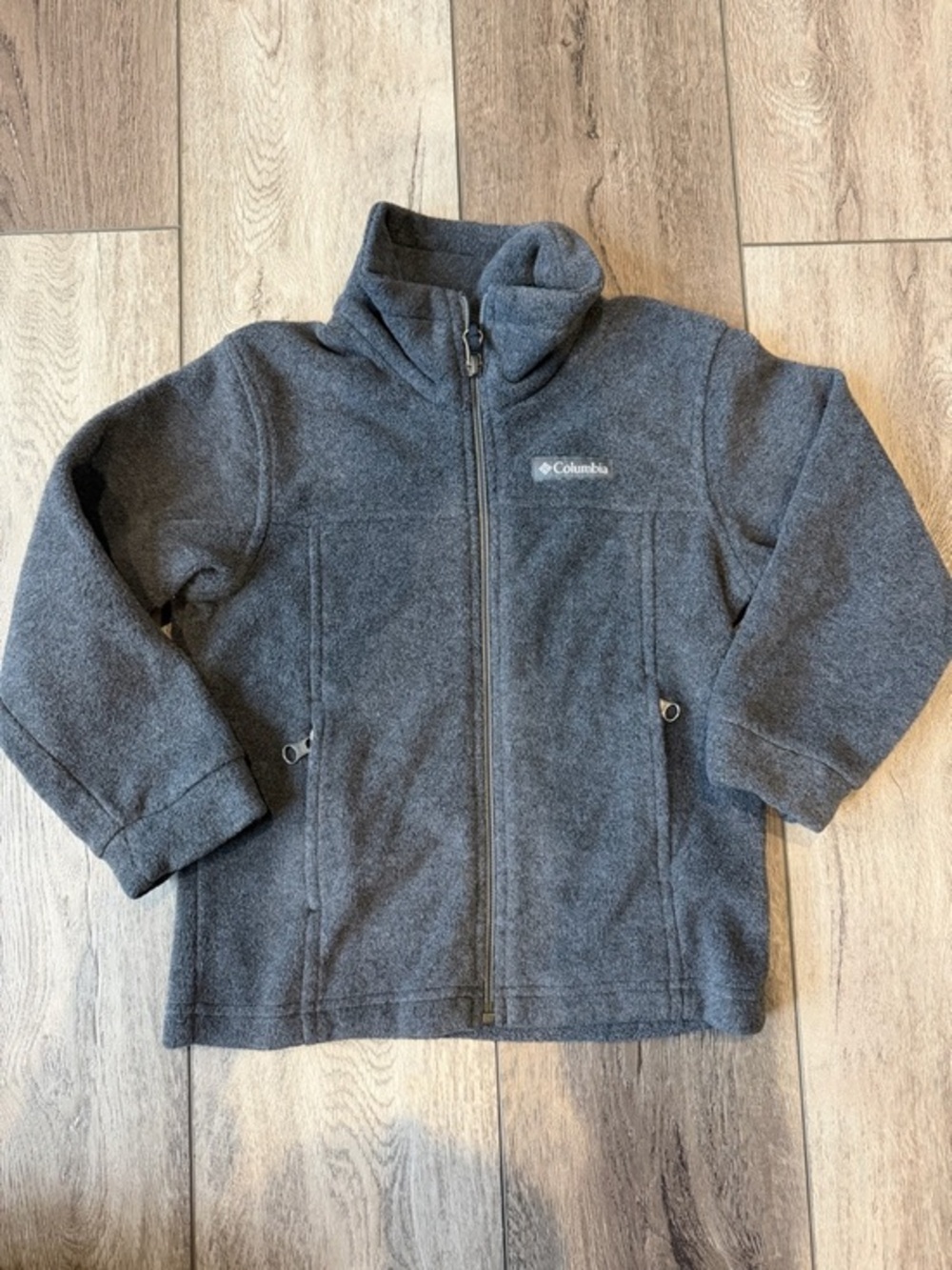 Columbia Charcoal Gray Fleece Jacket- (XXS) (4/5)